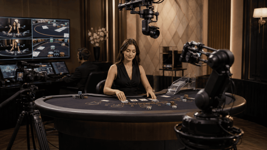 Pourquoi certains casinos en direct utilisent plusieurs angles de caméra simultanément