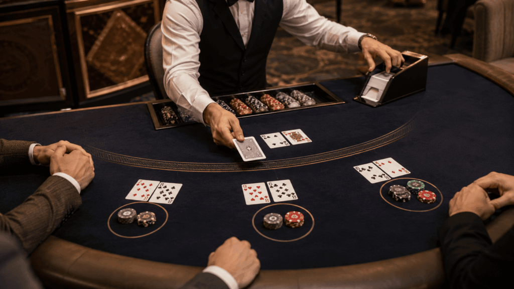 Comment l’ordre de distribution des cartes façonne le déroulement d’une main de blackjack